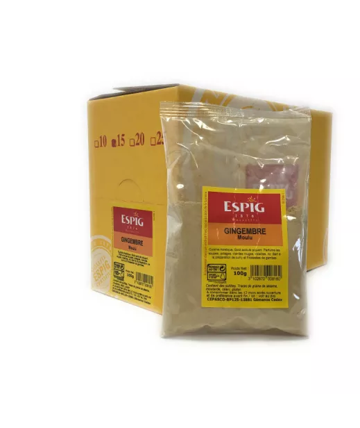 GINGEMBRE MOULU - Espig - 15x100g